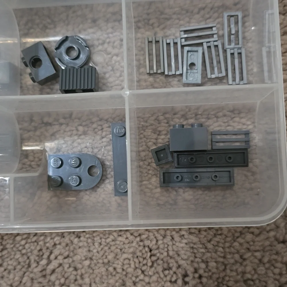 LEGO Bundle of Assorted Building Blocks in Organizer Case